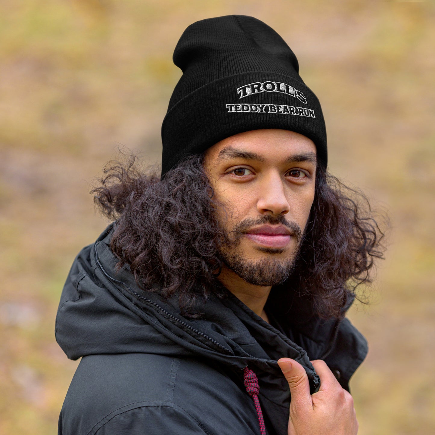 Trolls Teddy Bear Run OG Cuffed Beanie