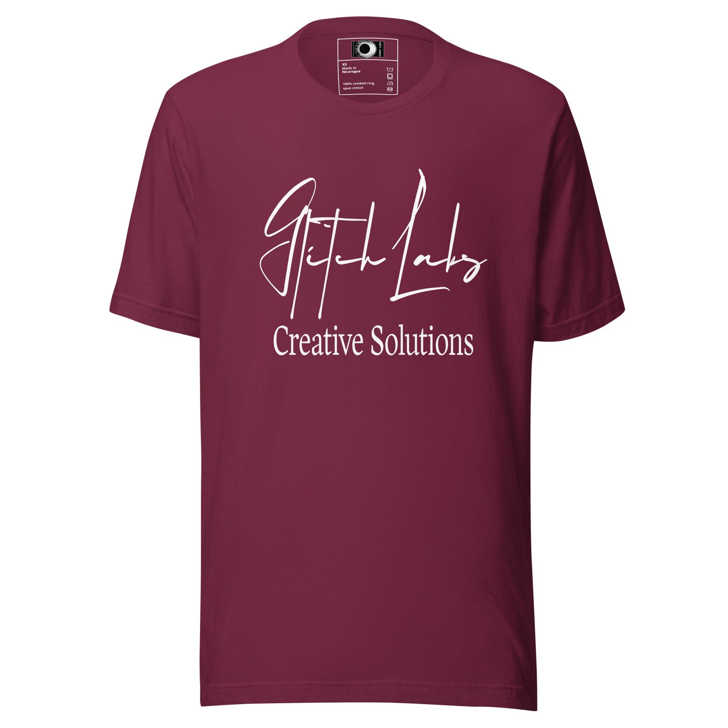 Glitch Labs Creative Solutions White Logo