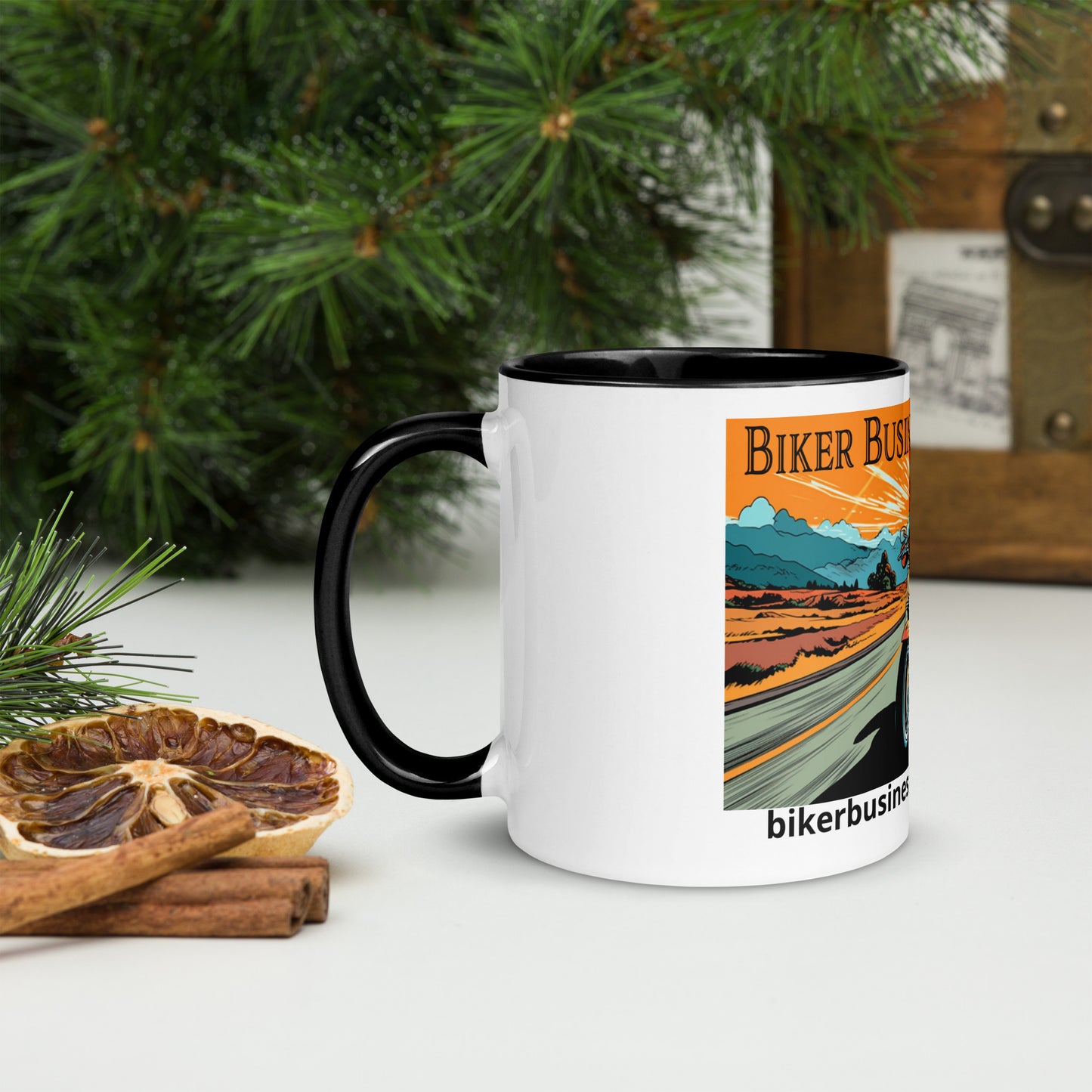 Bike Business Network Mug with Color Inside