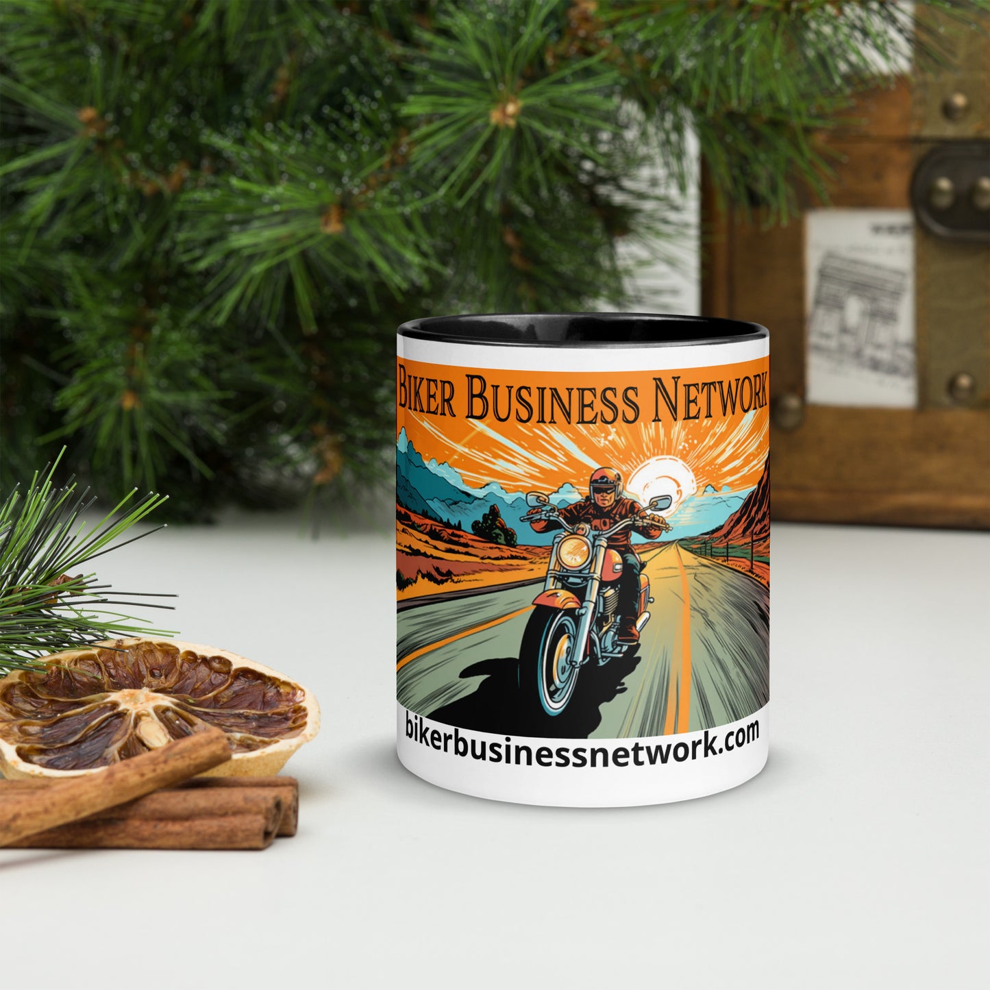 Bike Business Network Mug with Color Inside