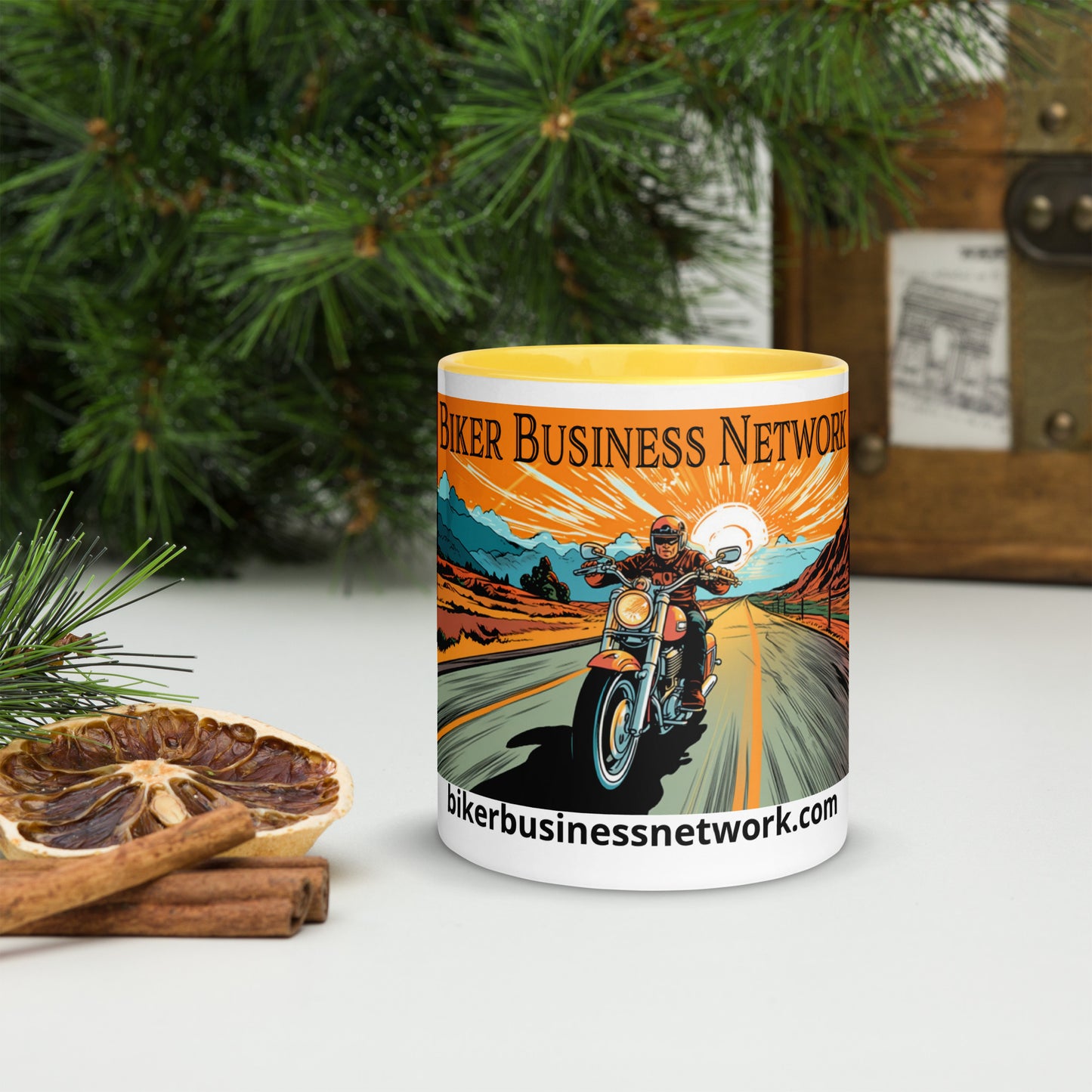 Bike Business Network Mug with Color Inside